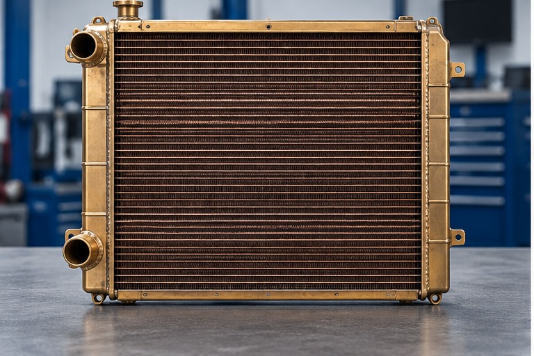 Copper and brass radiator