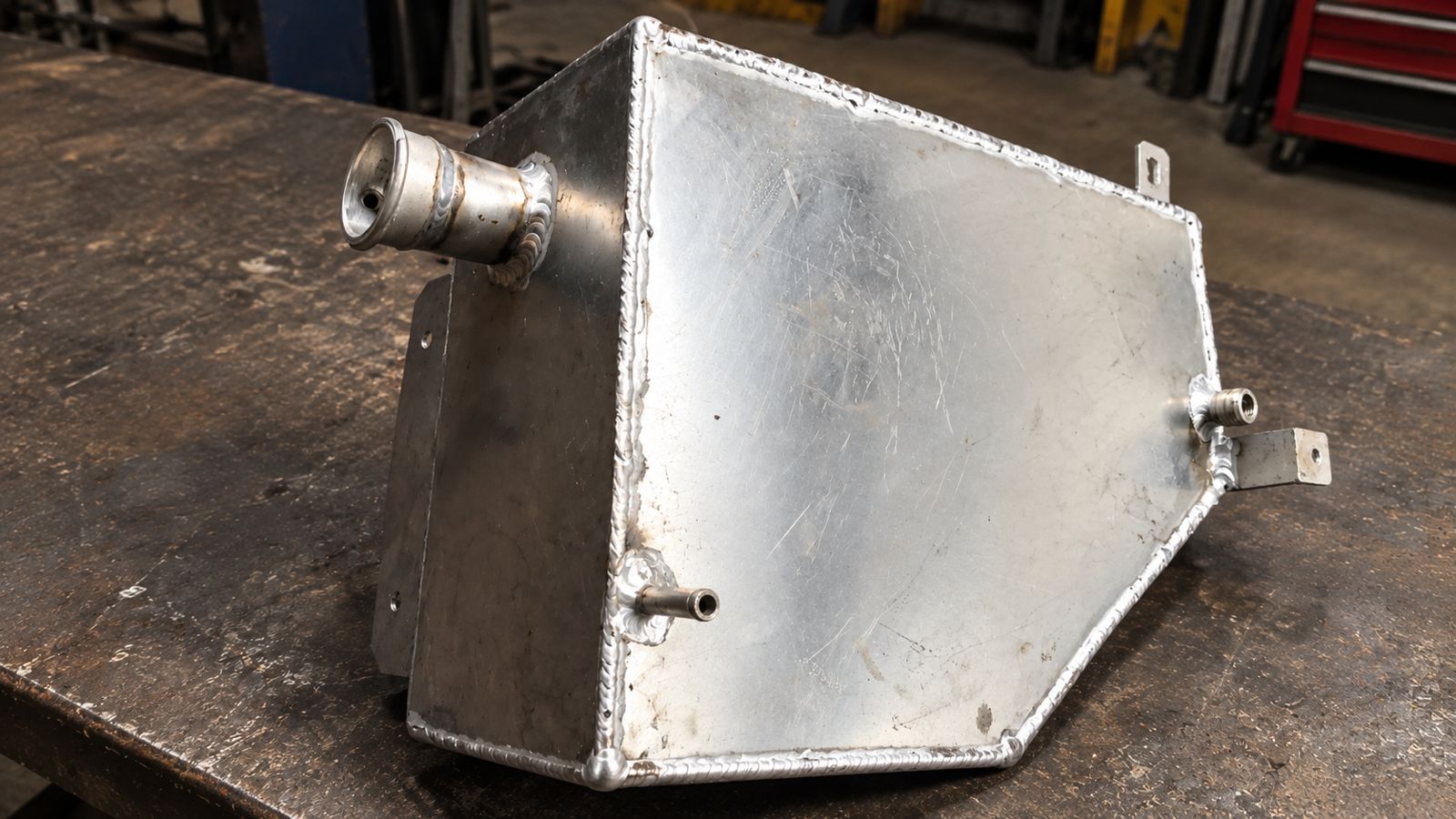 Custom aluminium tank – result photo 1